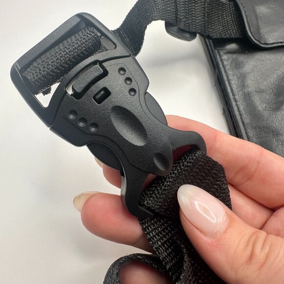 Tara Professional Hair Salon Shear Pouch Shoulder Cross Bag Black Leather/Strap - Picture 7 of 10